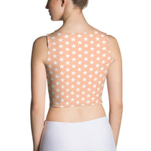 Load image into Gallery viewer, Peach Stars Crop Top
