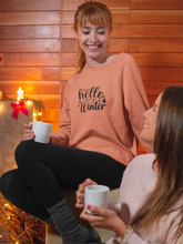 Load image into Gallery viewer, Hello winter Unisex Premium Sweatshirt
