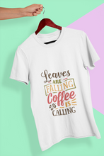 Load image into Gallery viewer, Leaves are falling Coffee is calling Short-Sleeve Unisex T-Shirt
