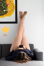 Load image into Gallery viewer, Peach Stars Leggings

