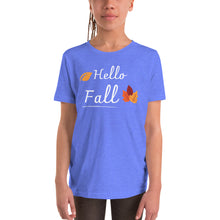 Load image into Gallery viewer, Hello Fall Youth Short Sleeve T-Shirt
