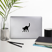 Load image into Gallery viewer, black cat Bubble-free stickers
