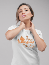 Load image into Gallery viewer, Happy Thanksgiving Short-Sleeve Unisex T-Shirt
