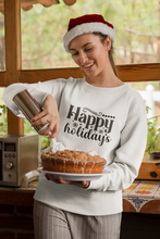Load image into Gallery viewer, Happy holidays Unisex Premium Sweatshirt

