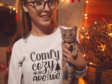 Load image into Gallery viewer, Comfy cozy are we Unisex Premium Sweatshirt
