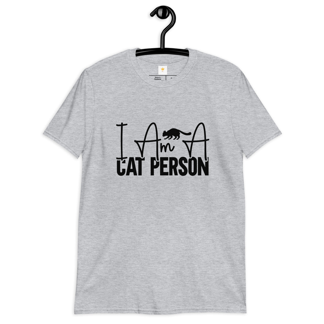 I am a cat person Short-Sleeve Unisex T-Shirt