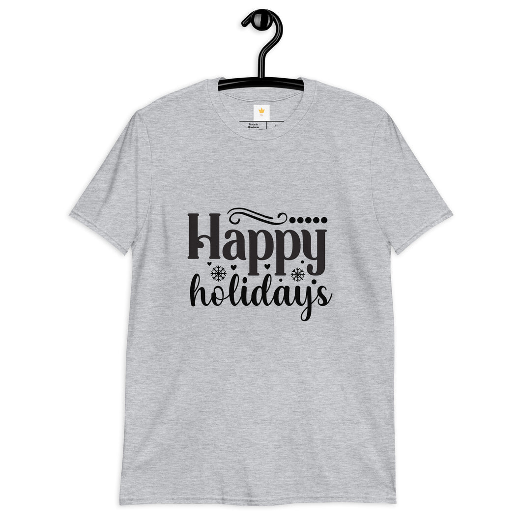 Happy holidays Short-Sleeve Unisex T-Shirt