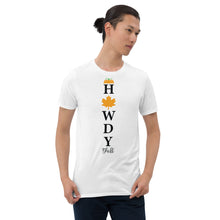 Load image into Gallery viewer, Howdy fall - porch sign Short-Sleeve Unisex T-Shirt
