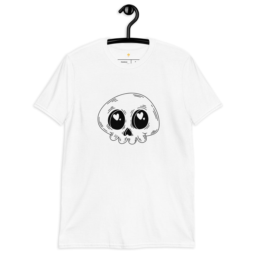 Kawaii skull Short-Sleeve Unisex T-Shirt