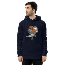 Load image into Gallery viewer, Skeleton Halloween Flowers Unisex essential eco hoodie
