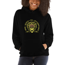 Load image into Gallery viewer, Bee kind to everyone yellow Unisex Hoodie
