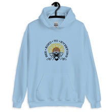 Load image into Gallery viewer, Bee kind to everyone black and yellow Unisex Hoodie

