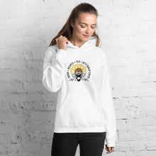 Load image into Gallery viewer, Bee kind to everyone black and yellow Unisex Hoodie
