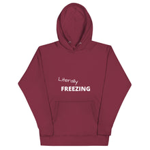 Load image into Gallery viewer, Literally Freezing Funny Unisex Hoodie - fallstores
