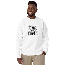 Load image into Gallery viewer, Peace on earth Unisex Premium Sweatshirt
