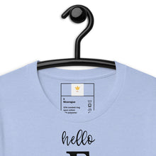 Load image into Gallery viewer, hello fall - porch sign Unisex t-shirt

