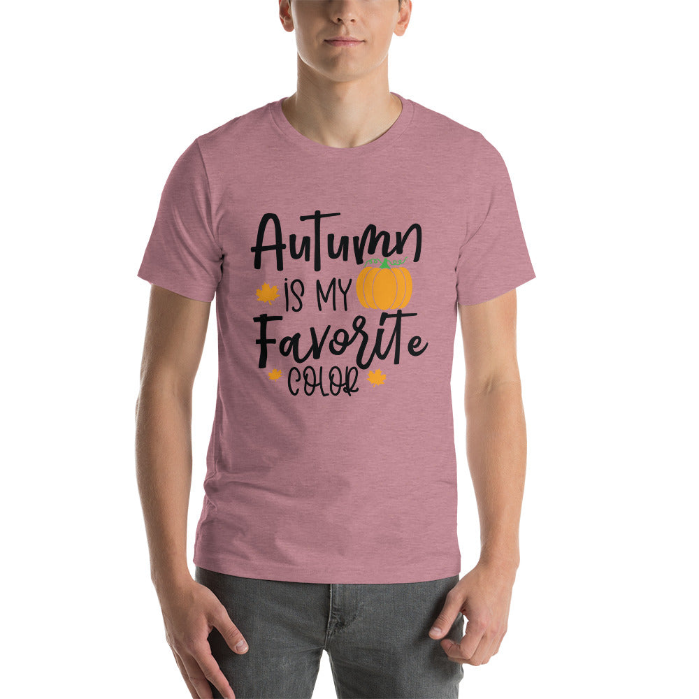 autumn is my favorite color Unisex t-shirt