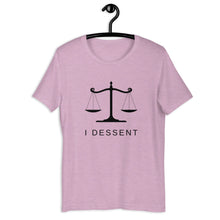 Load image into Gallery viewer, I Dissent Unisex t-shirt - fallstores
